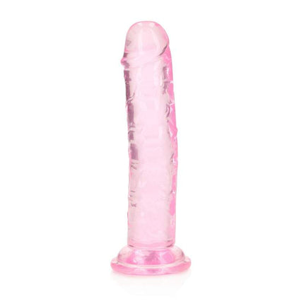 Pink REALROCK 6 Inch Suction Cup Dildo