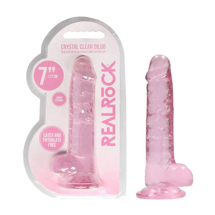 REALROCK 7 Inch Realistic Dildo With Balls