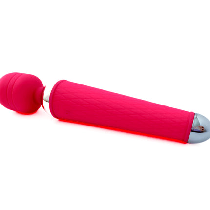 Pink Wand Massager Female Sex Toy Side View