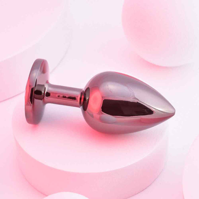 Playboy Large Metal Anal Plug side view