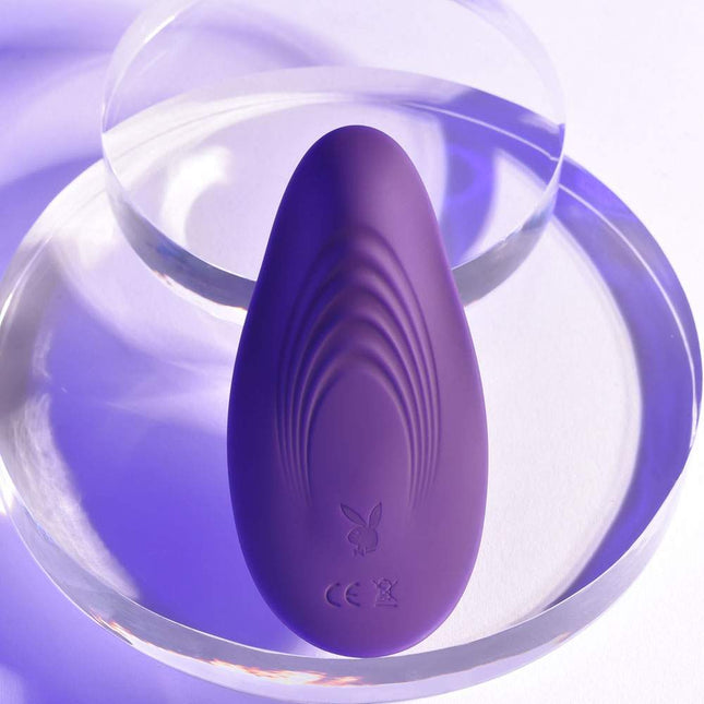 Playboy Panty Vibrator Purple Front View