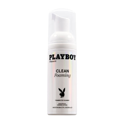 Playboy Pleasure Clean Foaming Toy Cleaner 50ml White Background