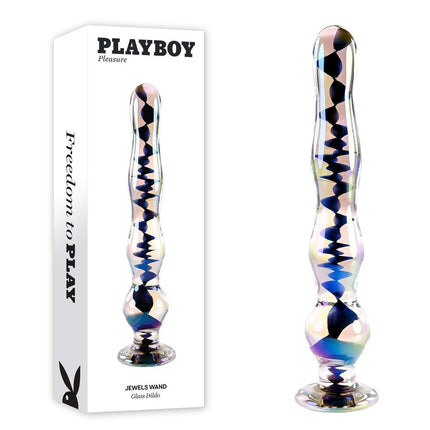 Playboy Pleasure JEWELS WAND Glass Dildo