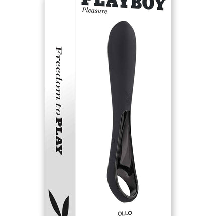 Playboy Pleasure Ollo Finger Vibrator White Box Sex Toy Front