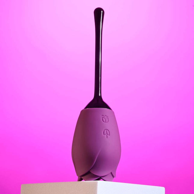 Playboy Rose Petal Vibrator Upside Down