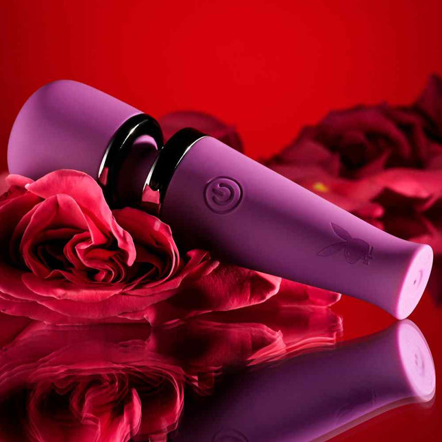 Playboy Pleasure MIC DROP Wand Vibrator Purple