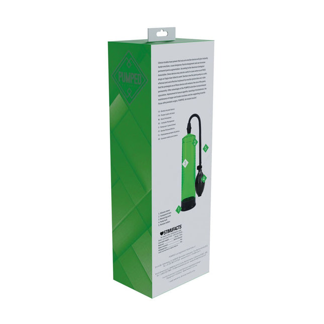 Pumped Basic Penis Pump 1 - Green Box Rear