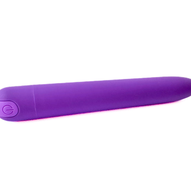 Purple 10 Speed Long Classic Bullet Vibrator