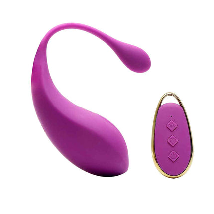 Purple 12 Vibration Remote Control Love Egg