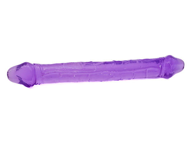 Purple Double Ended Dildo 15 Inch Long Flexible