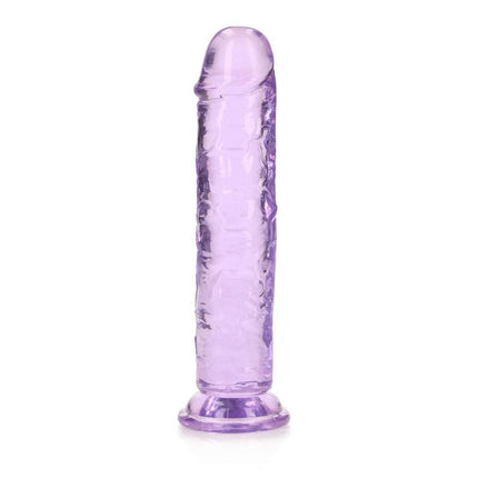 Purple REALROCK 8 Inch Suction Cup Dildo