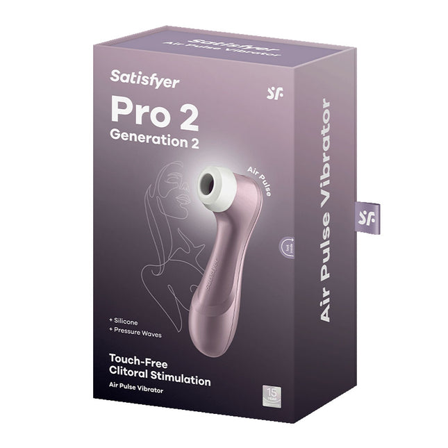 Purple Satisfyer Pro 2 Next Generation Clitoral Stimulator Box Only