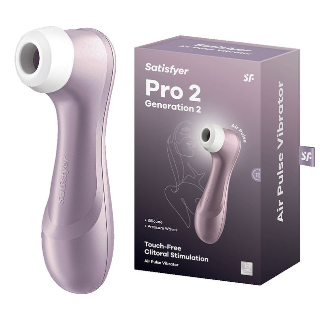 Purple Satisfyer Pro 2 Next Generation Clitoral Stimulator with Box