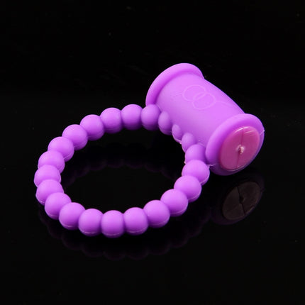 Purple Single Speed Cock Ring Side Angle