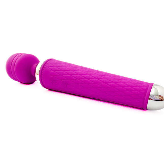 Purple Wand Massager Female Sex Toy Side View