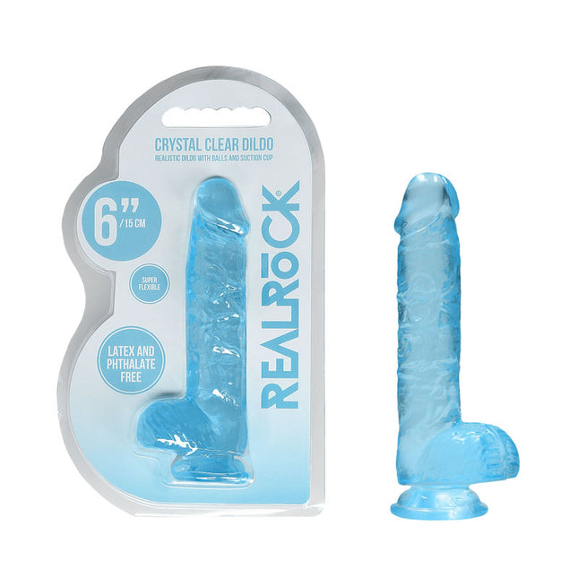 REALROCK 6 Inch Realistic Dildo With Balls