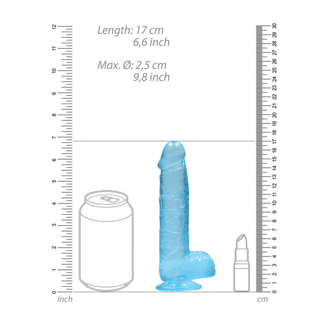 REALROCK 6 Inch Realistic Dildo With Balls