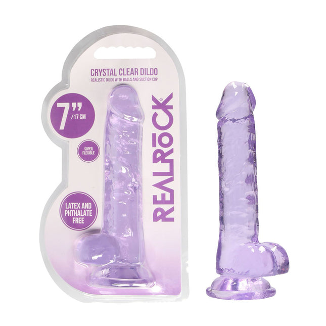 REALROCK 7 Inch Realistic Dildo With Balls