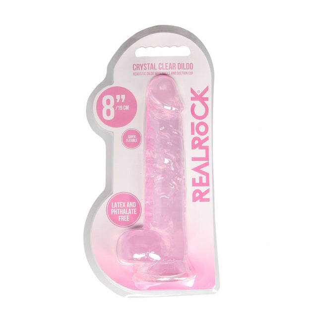 REALROCK 8 Inch Realistic Dildo With Balls