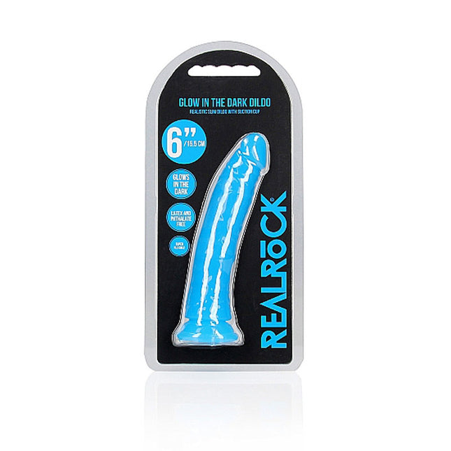 REALROCK 6 Inch Slim Glow in the Dark Neon - Blue