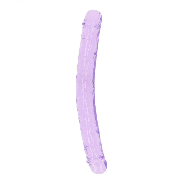 REALROCK 14 Inch Curved Double Ended Dildo - Purple