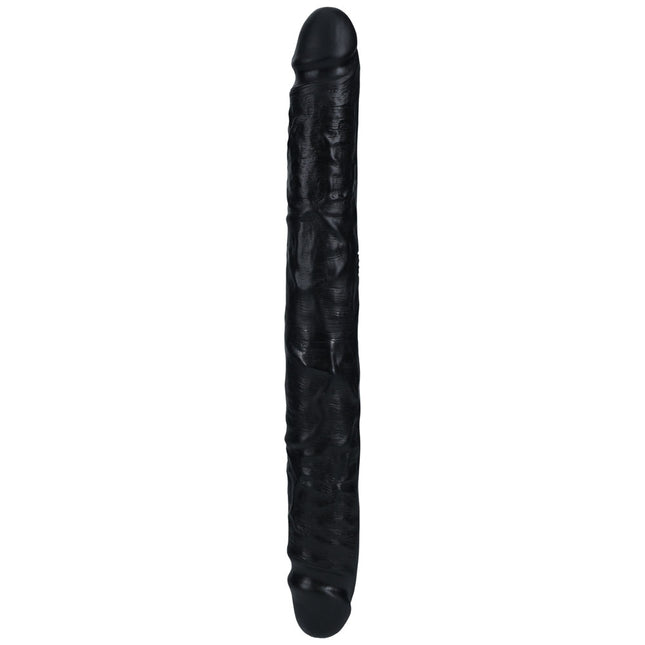 REALROCK 12 Inch Slim Double Dildo - Black