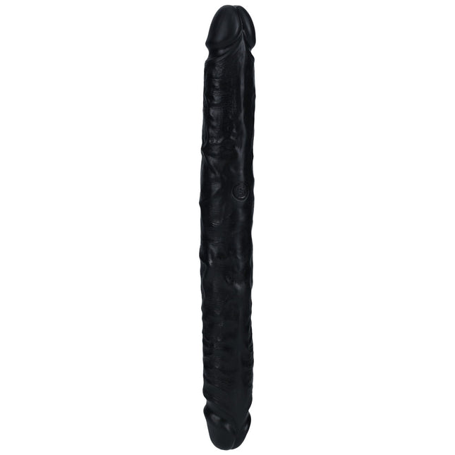 REALROCK 12 Inch Slim Double Dildo - Black