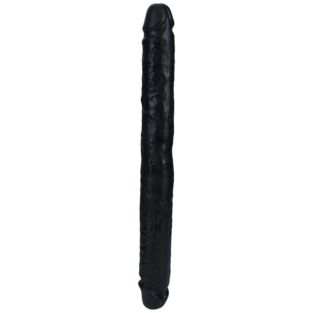 REALROCK 14 Inch Slim Double Dildo - Black