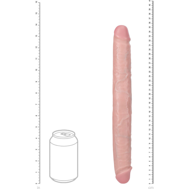 REALROCK 14 Inch Thick Double Dildo - Flesh