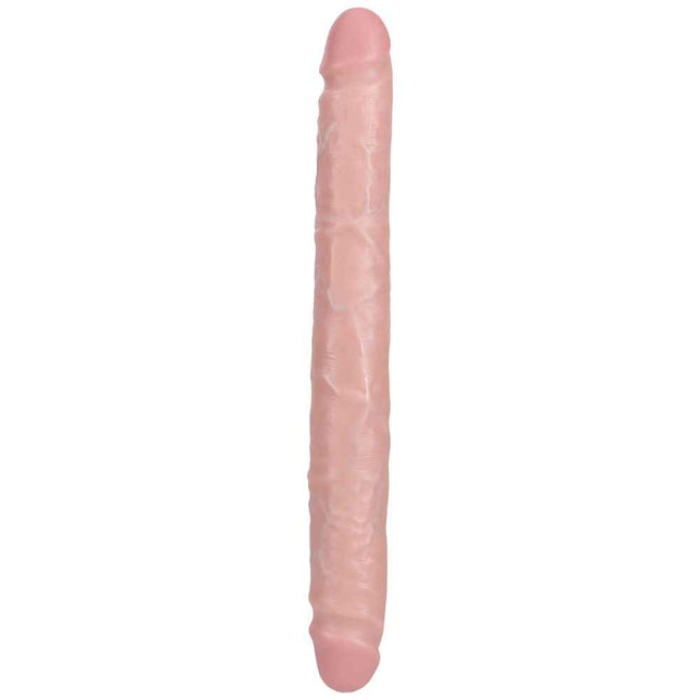 REALROCK 12 Inch Slim Double Dildo - Flesh Front View