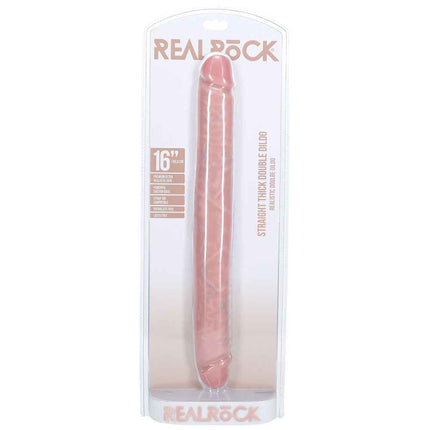 REALROCK 16 Inch Thick Double Dildo - Flesh Case Only