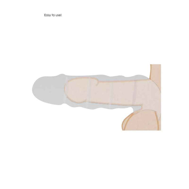 REALROCK 6 Inch Penis Extender Sleeve Diagram