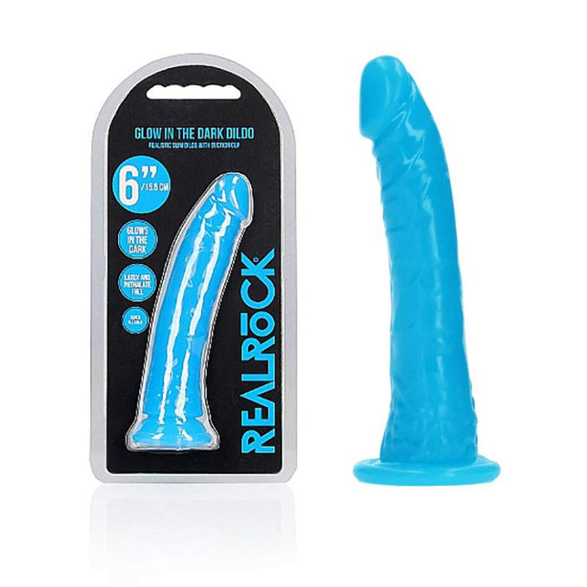 REALROCK 6 Inch Slim Glow in the Dark Neon - Blue