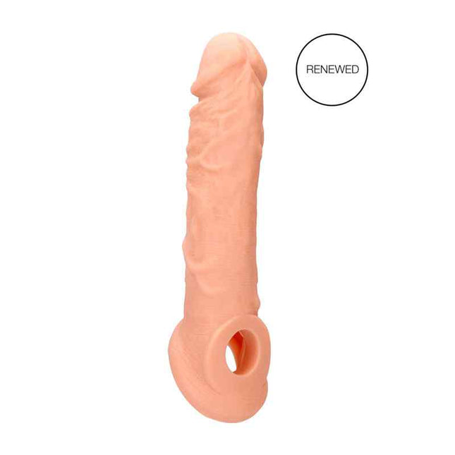 REALROCK 8 Inch Realistic Penis Extender with Rings Renewed