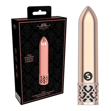 ROYAL GEMS Glitz - ABS Bullet Vibrator Rose Gold