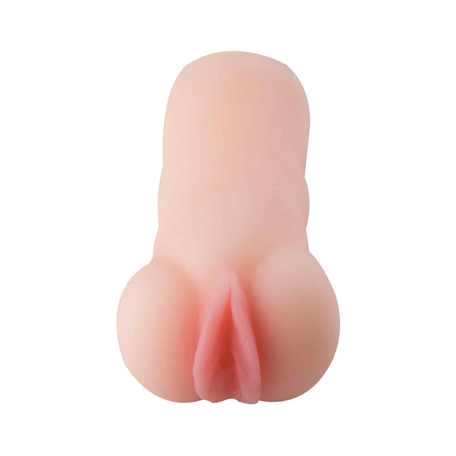 Realistic Pocket Pussy 154g Front on View of Female Vagina