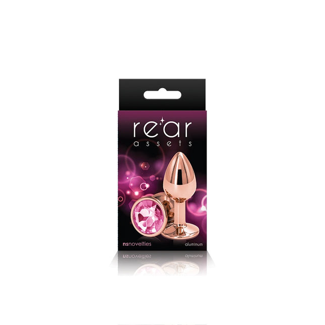 Rear Assets Rose Gold Pink Small Butt Plug Box