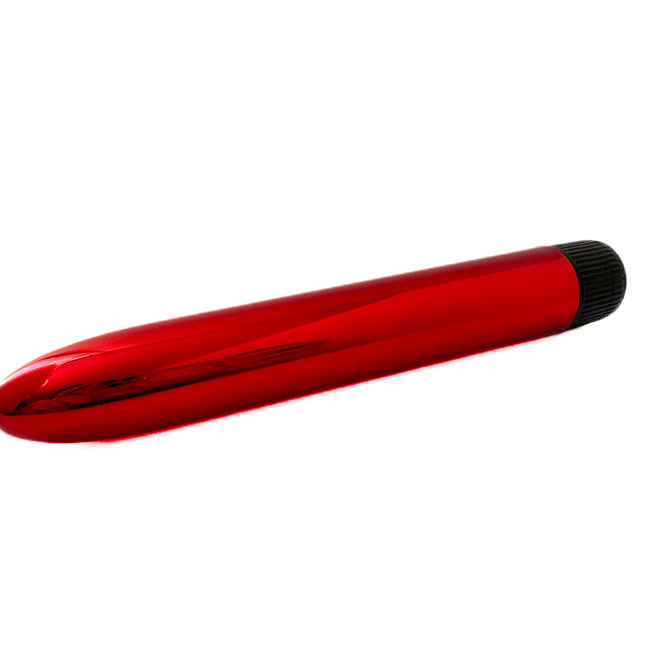 Red 10 Speed Classic Bullet Vibrator 7 Inch