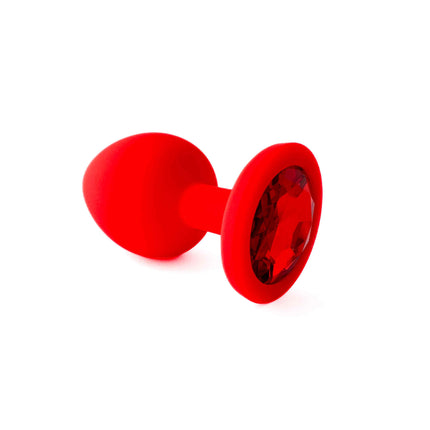 Red Jewelled Shaped Butt Plug