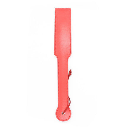 Red Leather Spanking Paddle