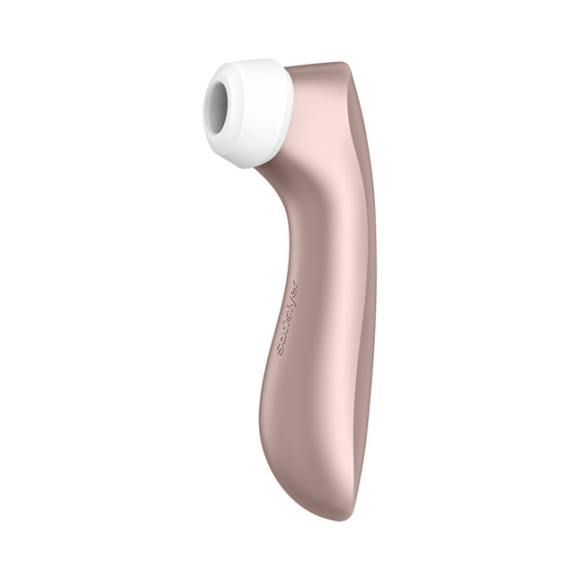 Rose Gold Satisfyer Pro2 Plus 6.5 Inch Air Pulse Clitoral Stimulator