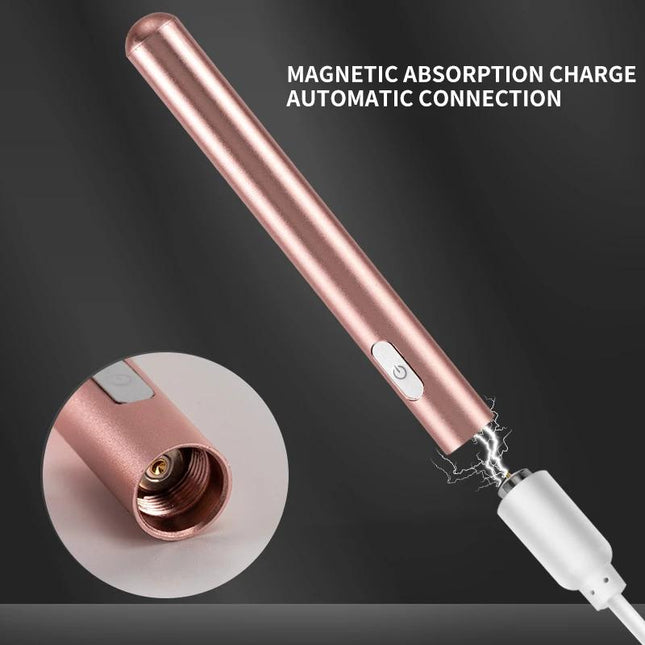 Rose Gold Vibration Necklace 7 Frequency Rechargeable Diagram