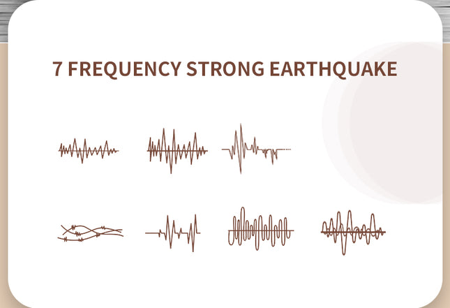 Rose Gold Vibration Necklace 7 Frequency Vibrating Diagram