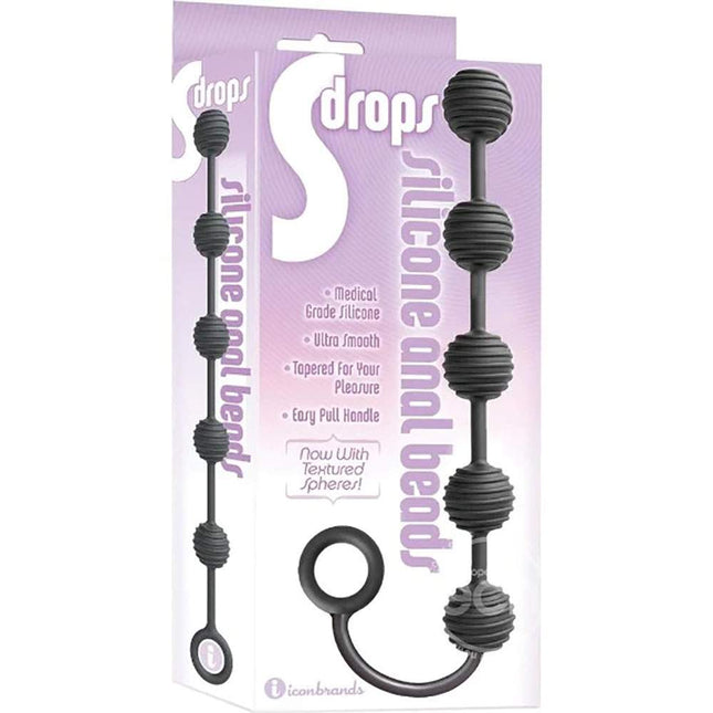 S-Drops Silicone Anal Beads Case