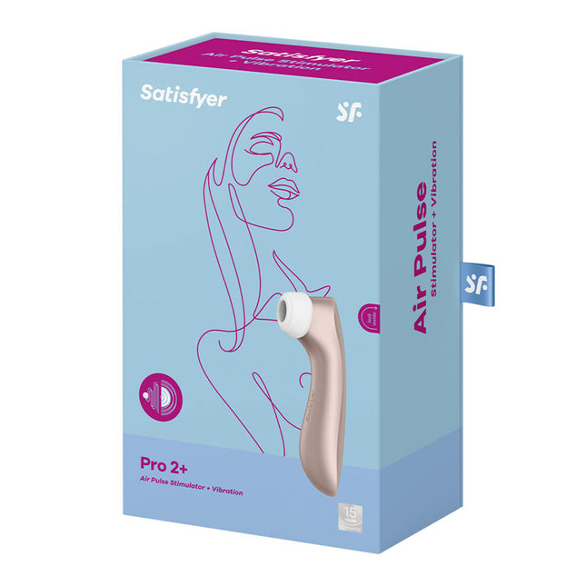 Satisfyer Pro 2 Plus 6.5 Inch Air Pulse Clitoral Stimulator