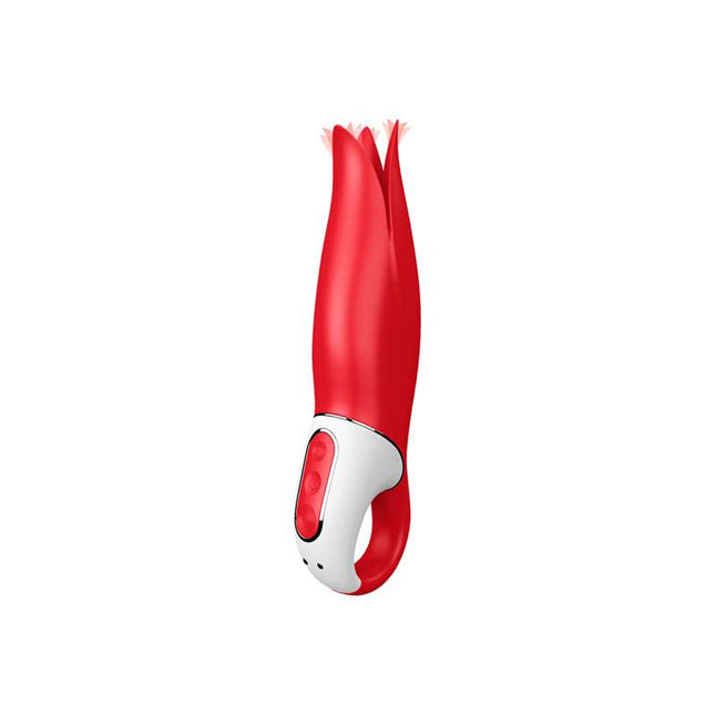 Satisfyer Power Flower Clitoral Vibrator Red