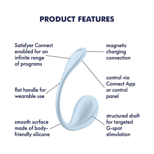 Satisfyer Smooth Petal Egg Vibrator Features