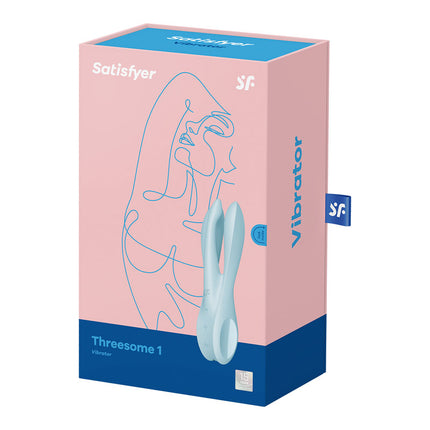 Satisfyer Threesome 1 Light Blue Case