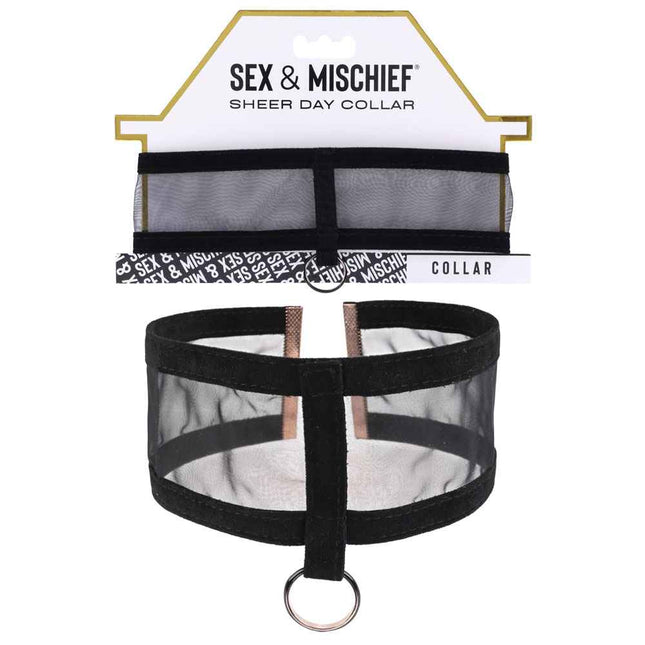 Sex & Mischief Sheer Day Collar with Label