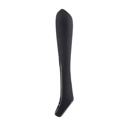 Side View Buttons Playboy Pleasure Ollo Finger Vibrator in Black Sex Toy